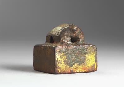 图片[2]-Bronze seal cast with “Songzixian Kaiguohou zhang”, Jin dynasty (265-420)-China Archive